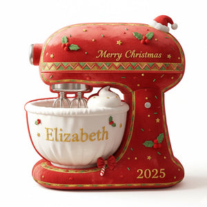 Cute Baking Mixer Pillow-Personalized Christmas Gifts For Baking Lovers 04PGTN051125