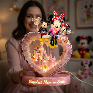 Happiest Mom on Earth Light Box Personalized Gifts For Mom 01OHLU140426