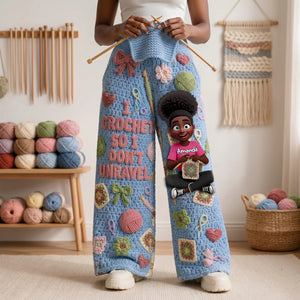 Crochet Girl Pajama Pants - Personalized Gifts For Crochet Lovers 06nalu171225