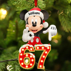 Cute Character Says Six Seven Acrylic Ornament - Personalized Christmas Gifts 03OHQN181125