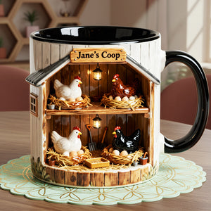 Chicken Farm Coffee Mug - Personalized Gifts For Farmer 02ohta311225