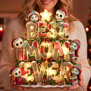 Little Christmas Misfits Acrylic Light Box - Personalized Gifts For Parents 051PADH190826