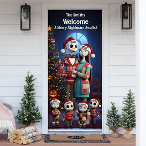 This is Home Door Cover Personalized Gifts For Family 04PGDT031125