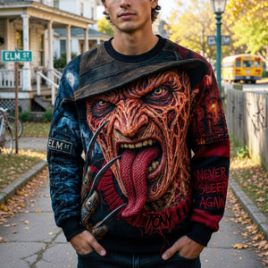 Nightmare Slayer Sweatshirt - Personalized Gifts For Horror Movie Lovers 05hulu030826