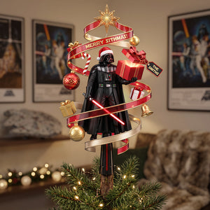 Dark Christmas Tree Topper - Personalized Gifts For Christmas 01hata110826