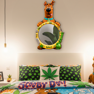 Chill-Time Buddy Personalized Wall Hanging Mirror Gifts For Stoner Fans 04TOLU220725