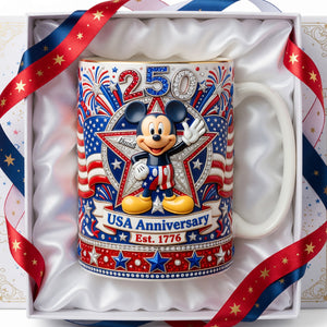 250th Anniversary USA Coffee Mug - Personalized Gifts For Patriots 01paqn220526
