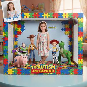 Lovely Autism Kids Acrylic Plaque - Custom Photo Gifts For Autism Awareness 03nata260326