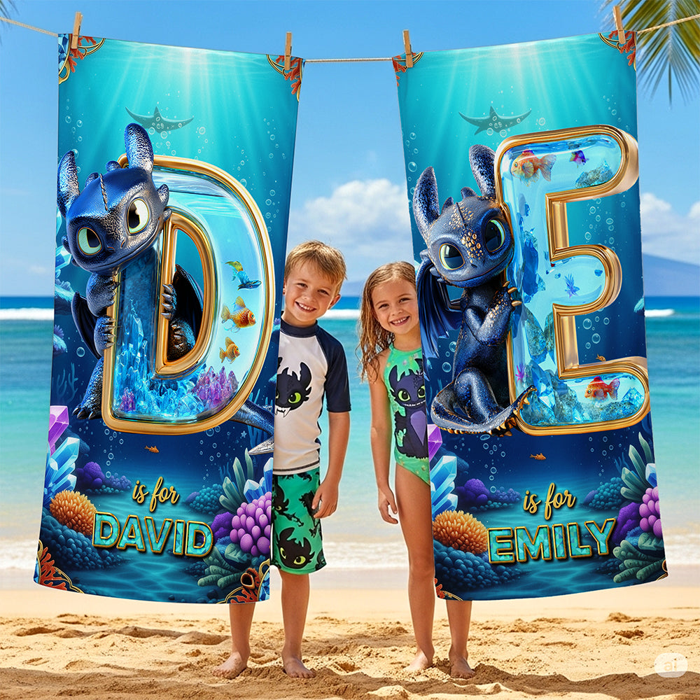 Mythic Ocean Beach Towel Personalized Gifts for Beach Lovers 02TGQN110725-Homacus