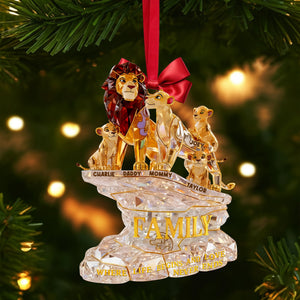 Majestic Family Ornament - Personalized Gifts For Family 03QHLU131025
