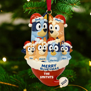 Festive Family Christmas Ornament Personalized Gifts For Family 07TGDT171125