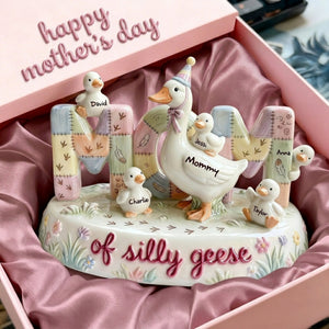 Mom Of Silly Goose Acrylic Plaque - Personalized Gifts For Moms 04qhlu270226