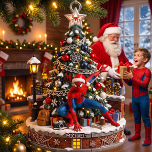 Holiday City Hero Ornament - Personalized Gifts For Christmas 06TODT040826