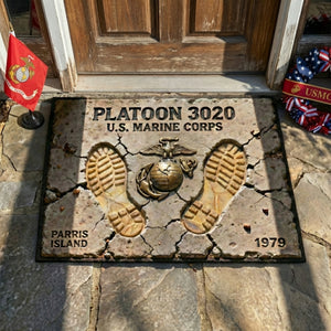Veteran Legacy Shaped Doormat - Personalized Gifts For Veteran 06TGLU260126