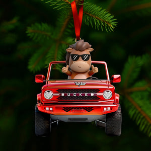 Cool Off-Road Bucking Gang Acrylic Ornament - Personalized Gifts For Off-road Lovers 01QHLU291025