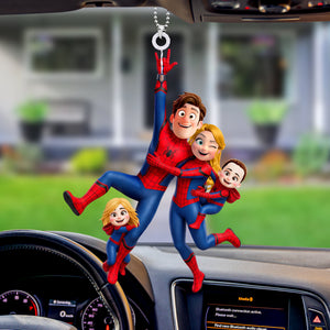 Fun Swing Family Car Hanging Ornament - Personalized Gifts For Family 03qhqn200726
