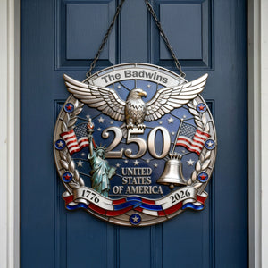 United States of America Metal Sign - Personalized Gifts For Family 04tomg290126