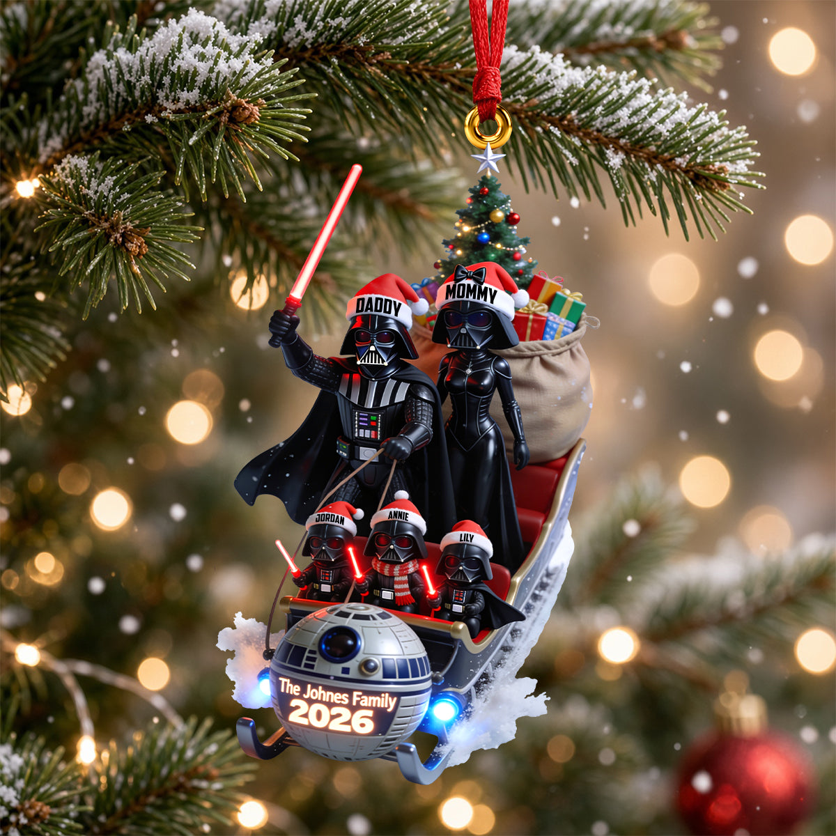 Invade Christmas Season Acrylic Ornament - Personalized Christmas Gifts For Family 03qhdh110926