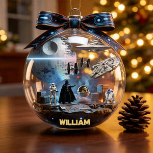 Space Scene Ornament - Personalized Christmas Gifts For Space Lovers 01OHLU200826
