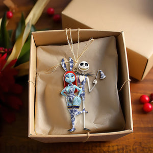 Playful Couple Christmas Ornament - Personalized Funny Gifts For Couple 06OHLU041025