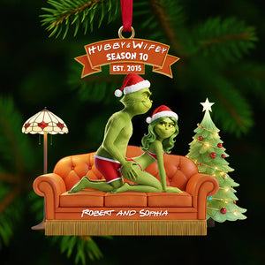 Funny Christmas Ornament Personalized Gifts For Couple 04OHDT041125
