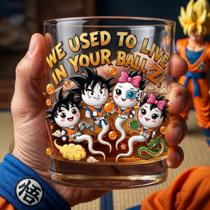 Power Sperm Squad Round Glass - Personalized Gifts For Dad 01TYLU220526-Homacus