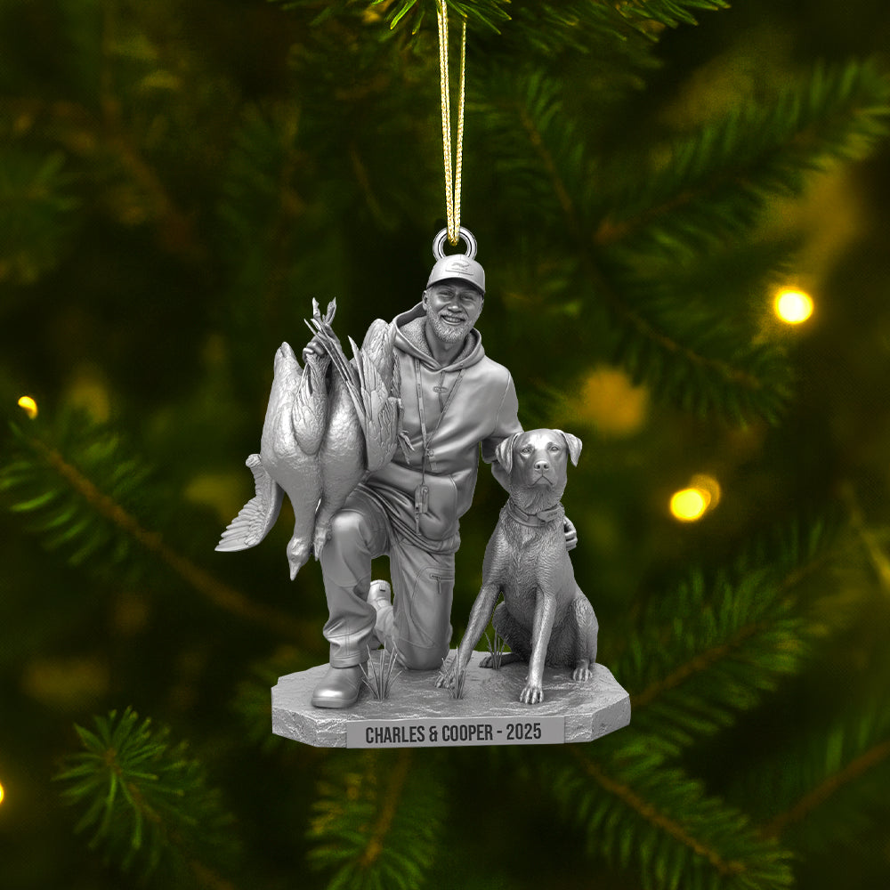Hunting Trophy Moment Christmas Ornament, Personalized Gifts For Hunting Lovers 01qhtn290825