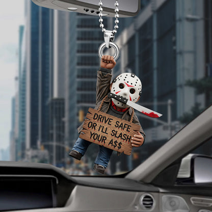 Spooky Characters Funny Halloween Gifts For Horror Fans Car Ornament 03qhtn290825