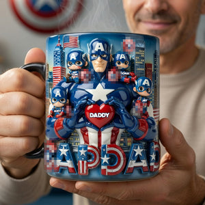 Shadow Hero Dad Magic Coffee Mug - Personalized Gifts For Dads 04OHLU160426