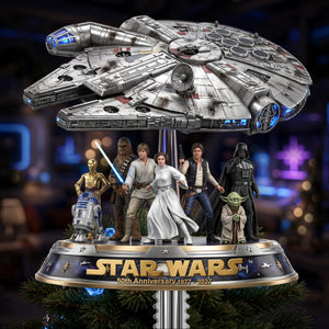Cosmic Christmas Tree Topper - Personalized Gifts For Family 01nalu100926