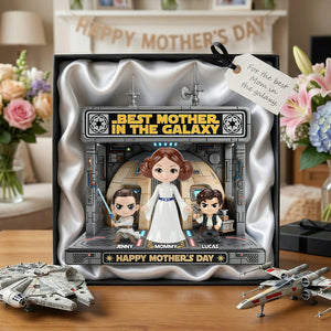 Universe Mom And Kids Acrylic Plaque - Personalized Gifts For Mother's Day Plaque 01OHTN010426