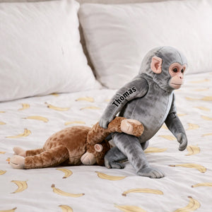 Monkey Custom Shaped Pillow - Personalized Gifts 06tglu060326