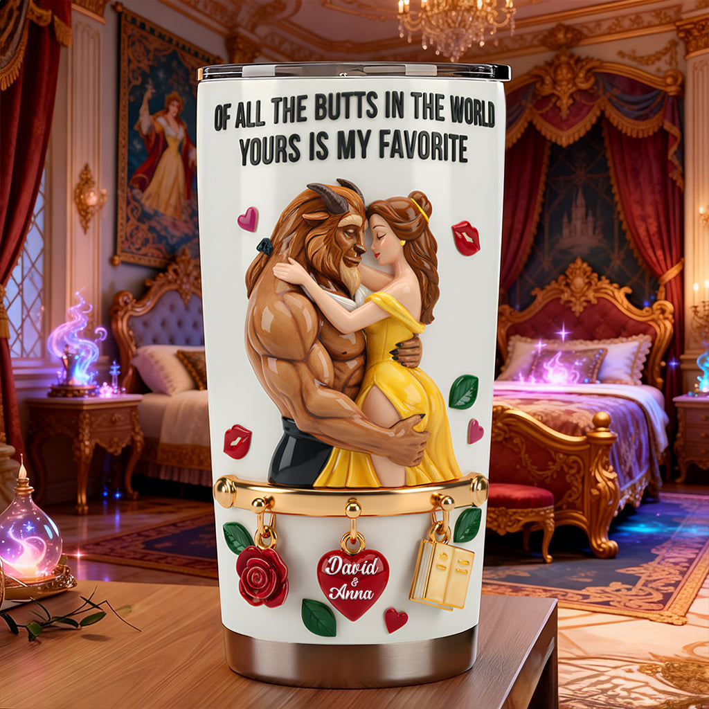 Romantic Fairytale Couple Tumbler - Personalized Gift For Couples 01NALU060126