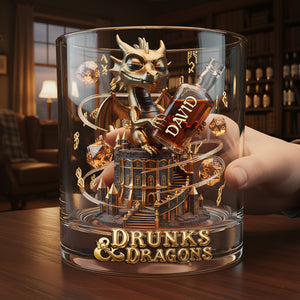 Legendary Sip Round Glass - Personalized Gifts For Drinking Lover 05PALU151225