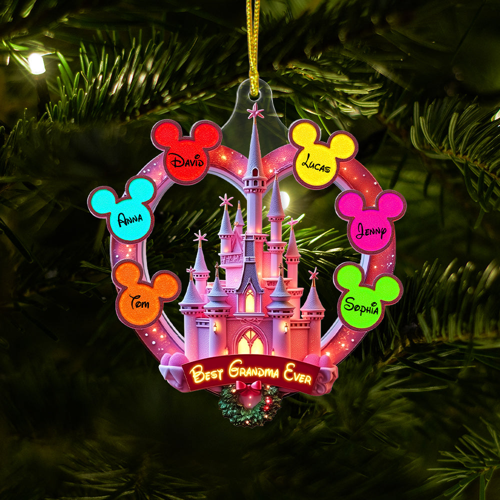 Fantasy Castle Personalized Gifts For Mom/Grandma Acrylic Ornament 05tgtn080825