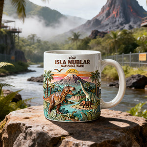 Prehistoric World National Park Coffee Mug - Personalized Gift For Dino Lovers 02NALU090126