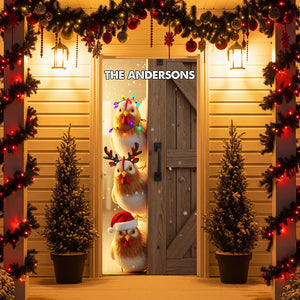 Farm Animals Door Cover - Personalized Gifts For Family 01pgta220825