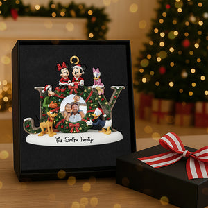 Custom Photo Family Acrylic Ornament, Personalized Gifts For Christmas 01kita161025