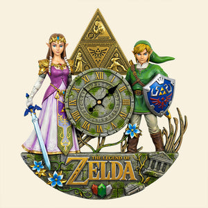 Legendary Hanging Wall Clock Personalized Gifts For Couple 04HUDT241225