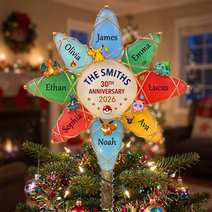 30-Year Collector Era Acrylic Christmas Tree Topper - Personalized Gifts 04HUTN071026