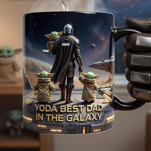 The Best Warrior Dad Magic Mug - Personalized Gifts For Dads 02nadt300426