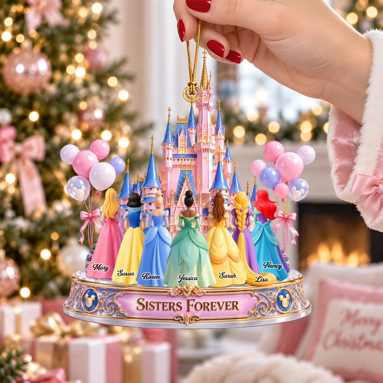 Sisters Forever Ornament - Personalized Christmas Gifts For Sisters 02ohqn090926