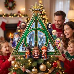 Fantasy School Tree Topper - Personalized Christmas Gifts 04NAQN060826