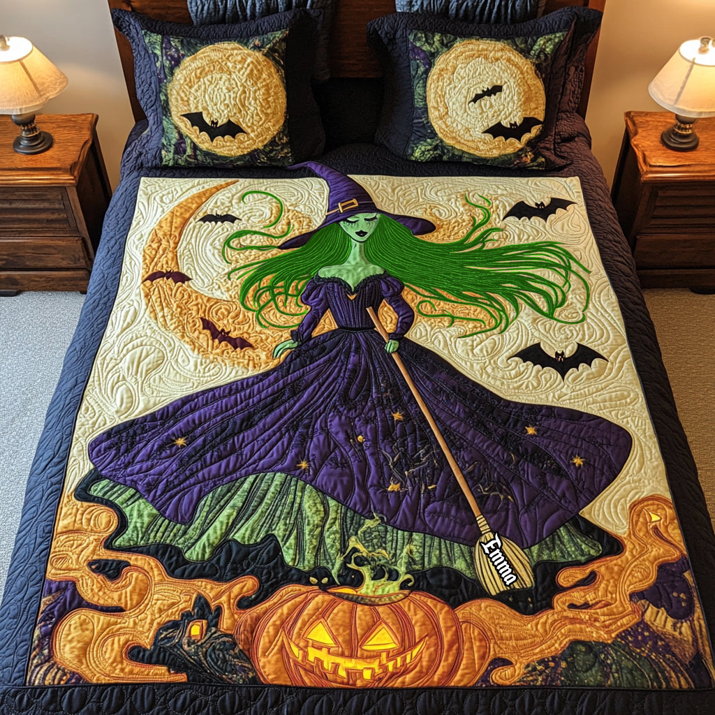 Witch Quilt Bedding Set - Personalized Gifts For Witch Lovers 01tgta030925