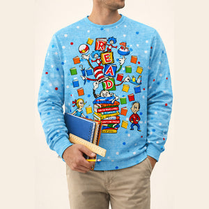 Read 3D Shirt - Personalized Gifts For Book Lovers 02humg090226