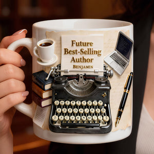Future Best-Selling Author Coffee Mug - Personalized Gifts for Writers 04NADT220126