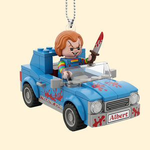Spooky Ride Car Ornament - Personalized Gifts For Horror Movie Fans 01pgqn060925