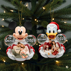 Family Memories Ornament – Personalized Custom Photo Gift For Family 01PGLU061125