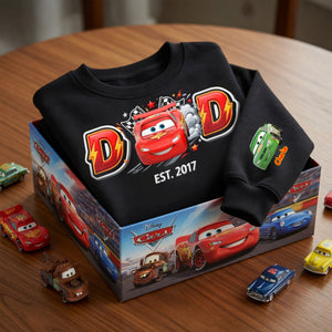Racing Dad Crew Shirt - Personalized Father's Day Gifts 03nalu180526