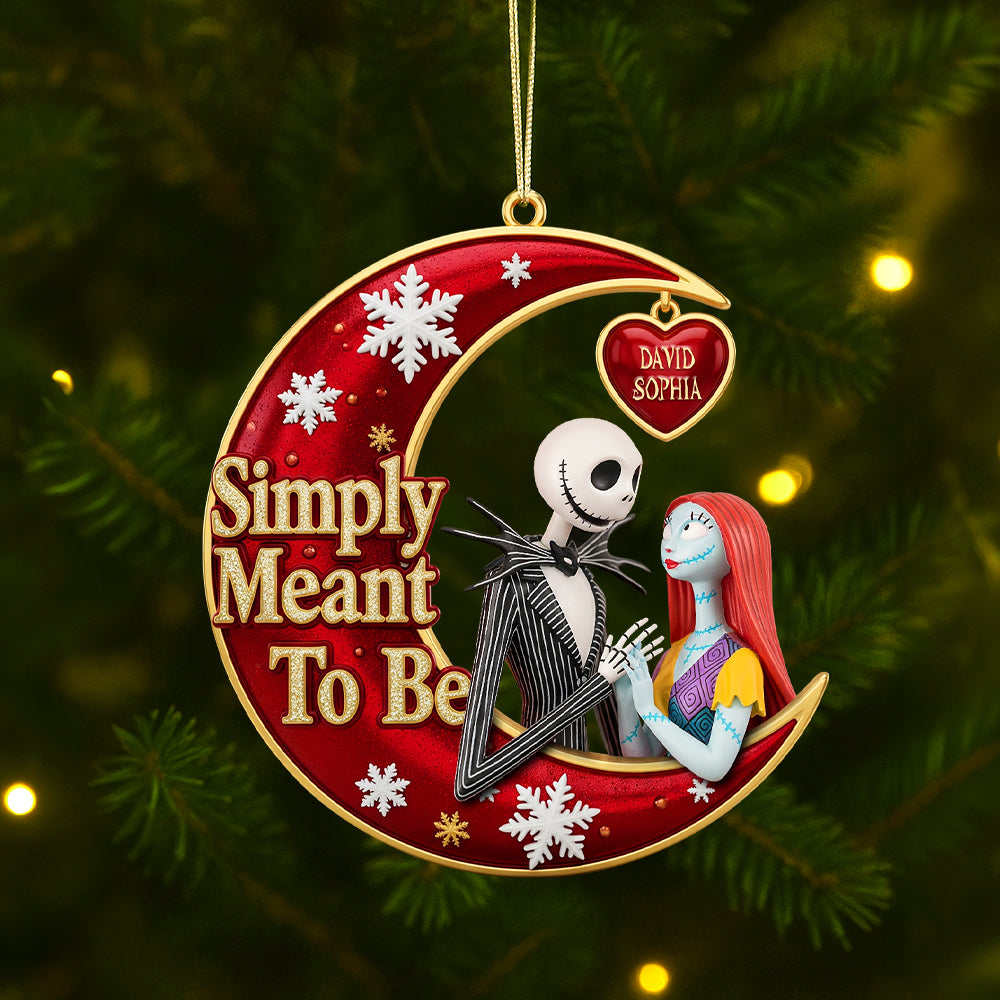Personalized Gifts For Couple Christmas Acrylic Ornament 02pgtn190825